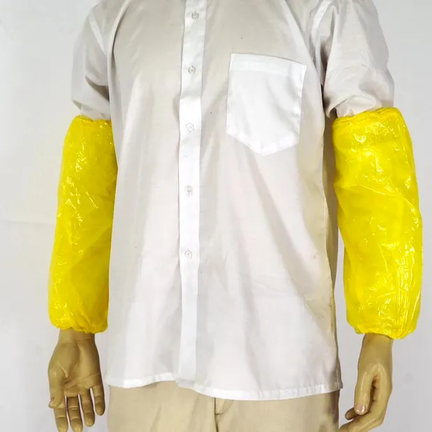 Protección médica impermeable/quirúrgico/CPE/SMS/PP/no tejido/funda de plástico desechable PE para limpieza/limpieza del hogar